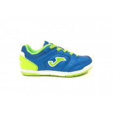 Scarpe da Ginnastica per Bambino - Joma Top Flex Jr 904 Royal Fluor Indoor (Blu/Verde)